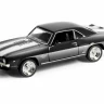 Машина Ideal 1:30-39 Chevrolet Camaro 1969 (черн. матов.)