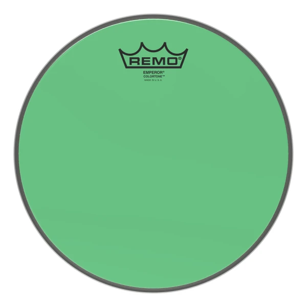 REMO BE-0310-CT-GN Emperor® Colortone™ Green Drumhead ,10' цветной двухслойный прозрачный пластик, зеленый