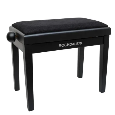 Банкетка ROCKDALE RHAPSODY 131 SV BLACK с регулировкой высоты