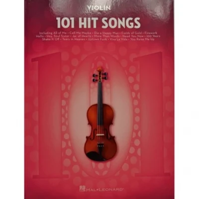 HL00197188 101 HIT SONGS VIOLIN BOOK