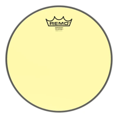 REMO BE-0310-CT-YE Emperor® Colortone™ Yellow Drumhead ,10' цветной двухслойный прозрачный пластик, желтый