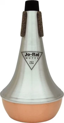 Сурдина для бас-тромбона оркестровая Jo-Ral TRB-4C Straight алюминий с медным дном