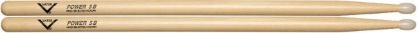 VATER VHP5BN American Hickory Power 5B барабанные палочки, орех, нейлоновая головка