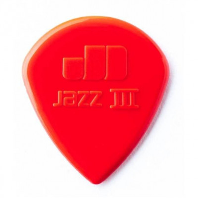 Набор медиаторов 1,38 мм  DUNLOP NYLON JAZZ-6/PLYPK нейлон красные
