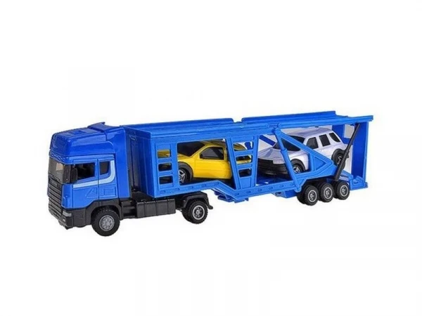 Машина Autotime "SCANIA CAR TRUCK" автовоз с 2-мя Машинками 1:48