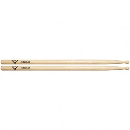 VATER VHP5BW Power 5B барабанные палочки, материал: орех, L=16 1/2" (41.91см), D=.610" (1.55см), дер