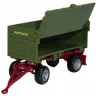 Прицеп Siku 1077 Fortuna двухосный, 10.5 см, зеленый