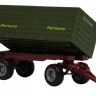 Прицеп Siku 1077 Fortuna двухосный, 10.5 см, зеленый