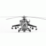 Сборная модель ZVEZDA Советский ударный вертолет Ми-24В/ВП "Крокодил", подарочный набор, 1/72