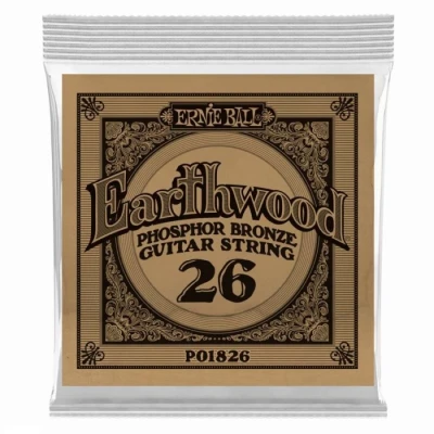 ERNIE BALL 1826 (.026) одна струна для акустической гитары