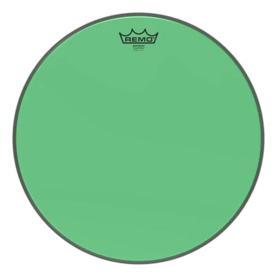 REMO BE-0316-CT-GN Emperor® Colortone™ Green Drumhead, 16' цветной двухслойный прозрачный пластик, зеленый