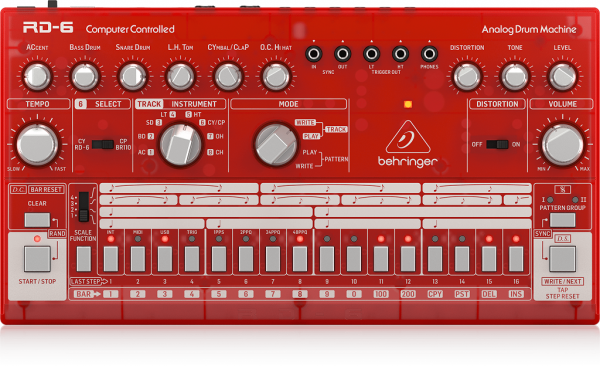 Драм-машина Behringer RD-6-SB аналоговая