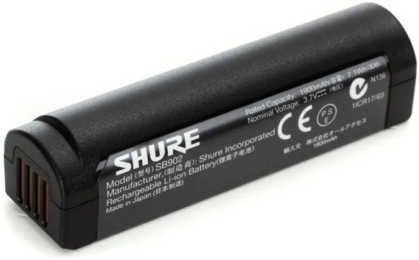 Shure SB902 Аккумулятор для передатчика систем GLXD