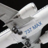 Сборная модель ZVEZDA Пассажирский авиалайнер Боинг 737-8 MAX, 1/144