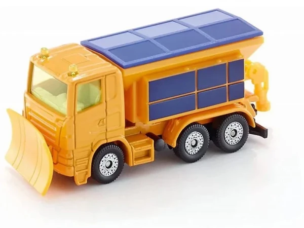 Снегоуборщик Siku 1309 1/55, 8.7 см, желтый/синий