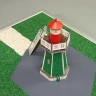 Сборная картонная модель Shipyard маяк Bunthauser Spitze Lighthouse (№54), 1/87