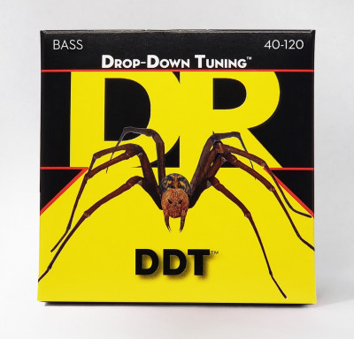 Комплект струн для 5-струнной бас-гитары DR DDT5-40, 40-120