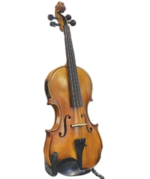 Электроакустическая скрипка 4/4 HANS KLEIN HKV-17E полный комплект