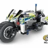 Конструктор Qihui Mechanical Master Полицейский мотоцикл совместим с QH5805, инерц. (193 детали)