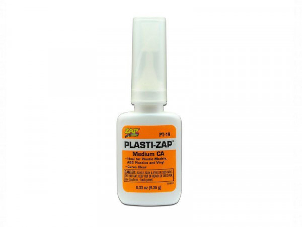 Клей ZAP Plasti-ZAP CA для пластика средн.вязк., 9.35г (btls.)