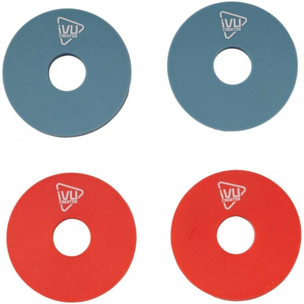 Фиксаторы ремня IVU CREATOR SB-RED/BLUE 4 шт