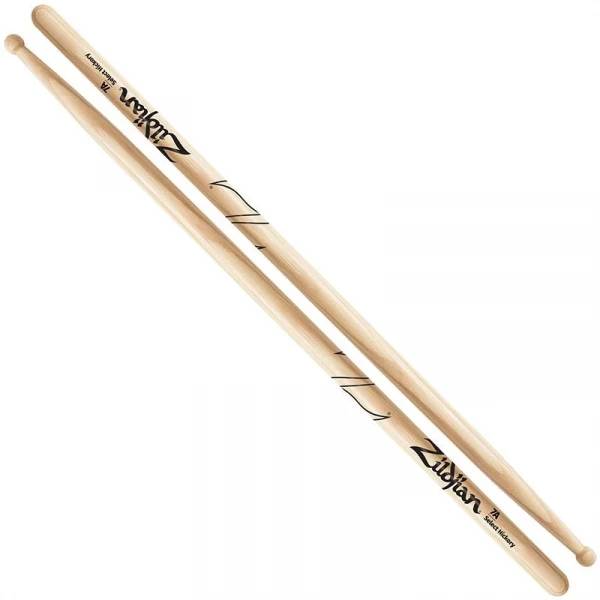 ZILDJIAN Z7A 7A барабанные палочки с деревянным наконечником, материал: орех