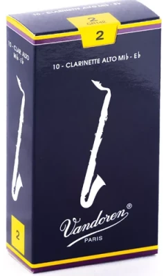 Vandoren Eb CR-142 (№ 2) Traditional трости для кларнета-альт Eb (№ 2) 10 шт