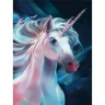 Алмазная мозаика 15х20 СКАЗОЧНЫЙ ЕДИНОРОГ (19 цветов)