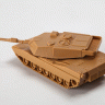 Американский осн. боевой танк Абрамс М1А1 1/100
