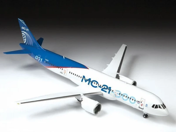 Сборная модель ZVEZDA Пассажирский авиалайнер МС-21-300, 1/144