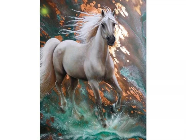 Алмазная мозаика 15х20 СТРЕМИТЕЛЬНЫЙ (10 цветов)