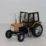 Сувенирная модель трактора МТЗ-82 Belarus "Люкс-2" металл (золотой) 1:43
