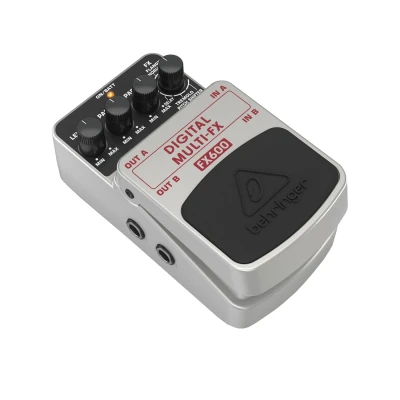 Педаль цифровых стерео мультиэффектов универсальная BEHRINGER FX600 - фленджер, хорус, фейзер и прочее