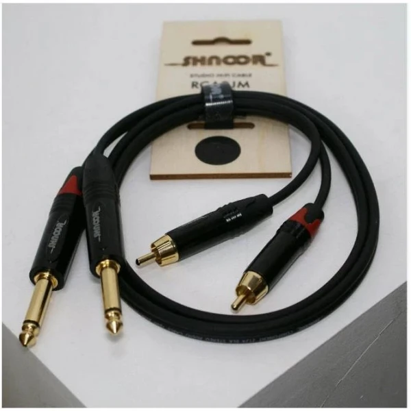Колоночный кабель SHNOOR W12 RCA2JM-2m