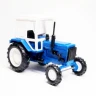 Сувенирная модель трактора МТЗ-82 металл (синий с бел. пласт. кабиной) 1:43