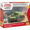 Советский танк КВ-1 с пушкой Ф32 1/100
