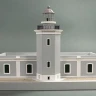 Сборная картонная модель Shipyard маяк Lighthouse Los Morrillos (№30), 1/72