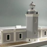 Сборная картонная модель Shipyard маяк Lighthouse Los Morrillos (№30), 1/72