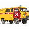 Сборная модель ZVEZDA УАЗ-3909 "Буханка" Аварийная газовая служба, 1/43