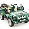 Р/У конструктор CaDA Technic Военный джип (561 деталь)