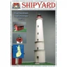 Сборная картонная модель Shipyard маяк Lighthouse Marjaniemi (№11), 1/72