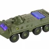 Танк "АВТОПАНОРАМА" хаки, 1/54, инерция, свет, звук, в/к 17*8*6,5 см