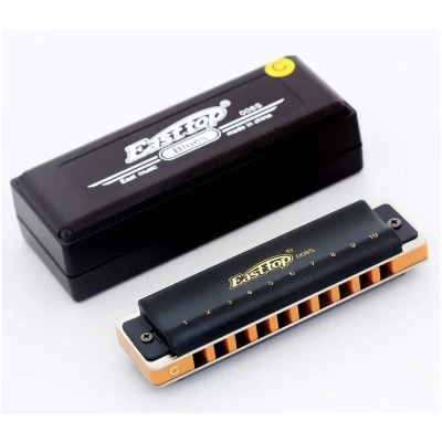 Губная гармошка EASTTOP T008S A диатоническая, A