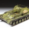 Советская самоходная артиллерийская установка Су-76 1/35