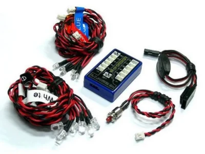 Комплект освещения G.T.Power (12 светодиодов, 4 режима) с блоком управления