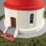 Сборная картонная модель Shipyard маяк Pellworm Lighthouse (№61), 1/87