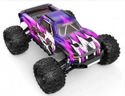 Радиоуправляемый монстр MJX Hyper Go H16H (фиолетовый) 4WD 2.4G LED GPS 1/16 RTR
