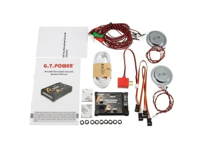 Комплект освещения G.T.Power с блоком управления и звуковой системой для авиамоделей