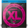 Струны для 4-х струнной бас-гитары D'ADDARIO EXL170SL Light легкое натяжение