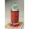 Сборная картонная модель Shipyard маяк Rotes Kliff Lighthouse (№87), 1/72